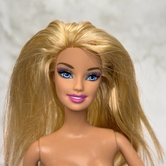 Barbie Mattel Swim and Race Pups Retired 2012 Nude Barbie‎ Doll Only Articulated - Picture 4 of 10